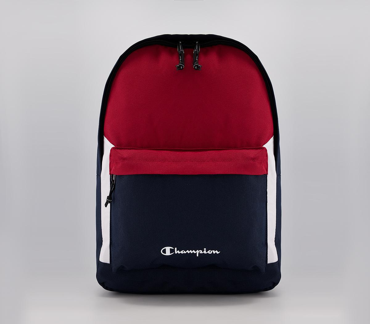 ChampionLegacy Colour Blocked BackpackRed Navy White