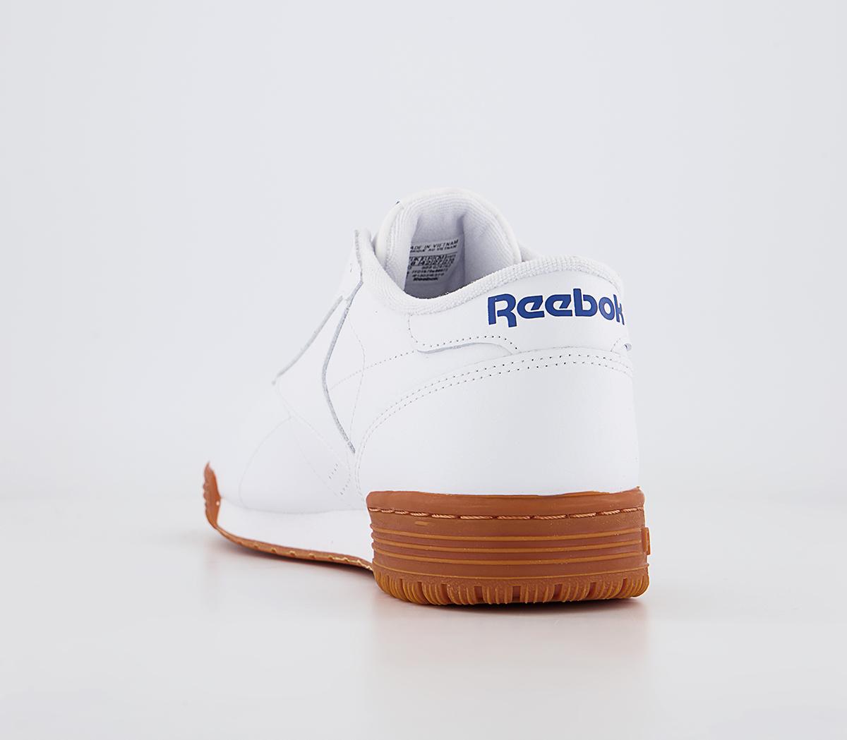Reebok Exofit Lo Trainers Reebok Exofit Lo Trainers White Vector Red Blue