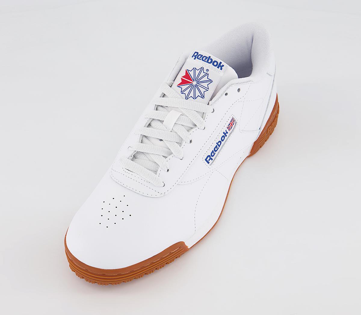Reebok Exofit Lo Trainers Reebok Exofit Lo Trainers White Vector Red Blue