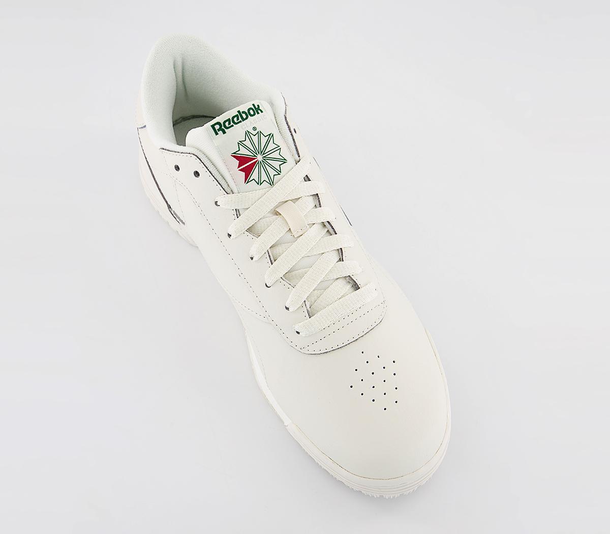 ReebokExofit Lo TrainiersChalk Vector Red Glen Green