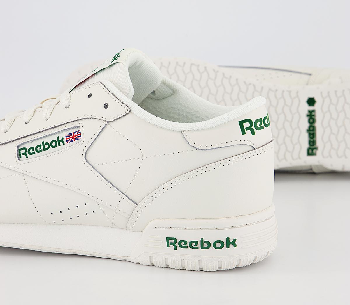 ReebokExofit Lo TrainiersChalk Vector Red Glen Green