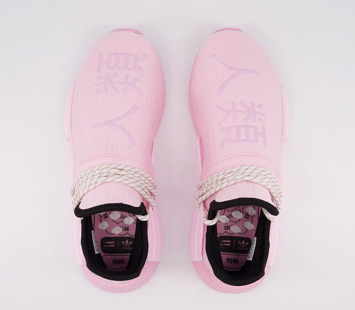 hu nmd off white light pink