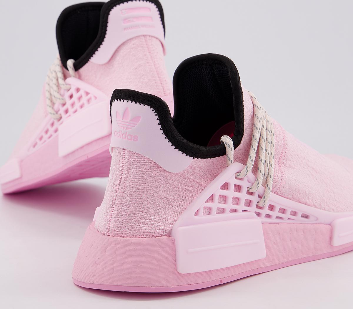 adidas Pw Hu Nmd Trainers True Pink Clear Pink Core Black - Unisex Sports
