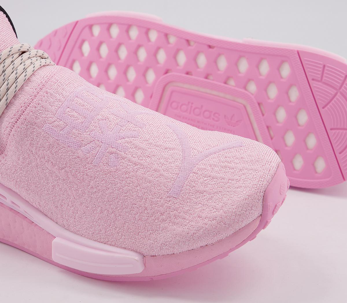 adidas Pw Hu Nmd Trainers True Pink Clear Pink Core Black - Men's Trainers
