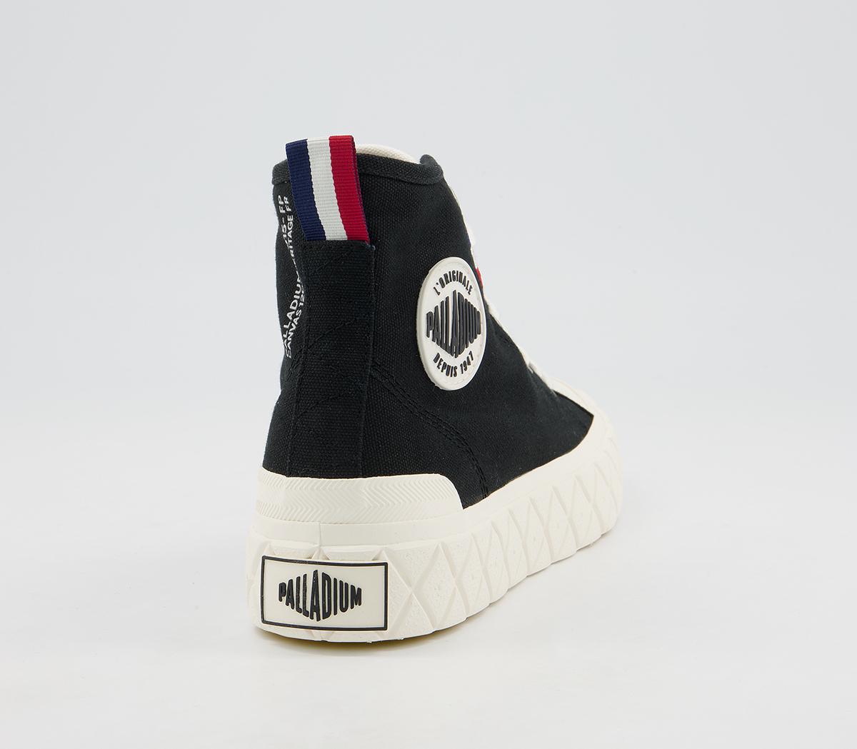 Palladium Pallace Cvs Mid Trainers Palladium Pallace Cvs Mid Trainers Black White