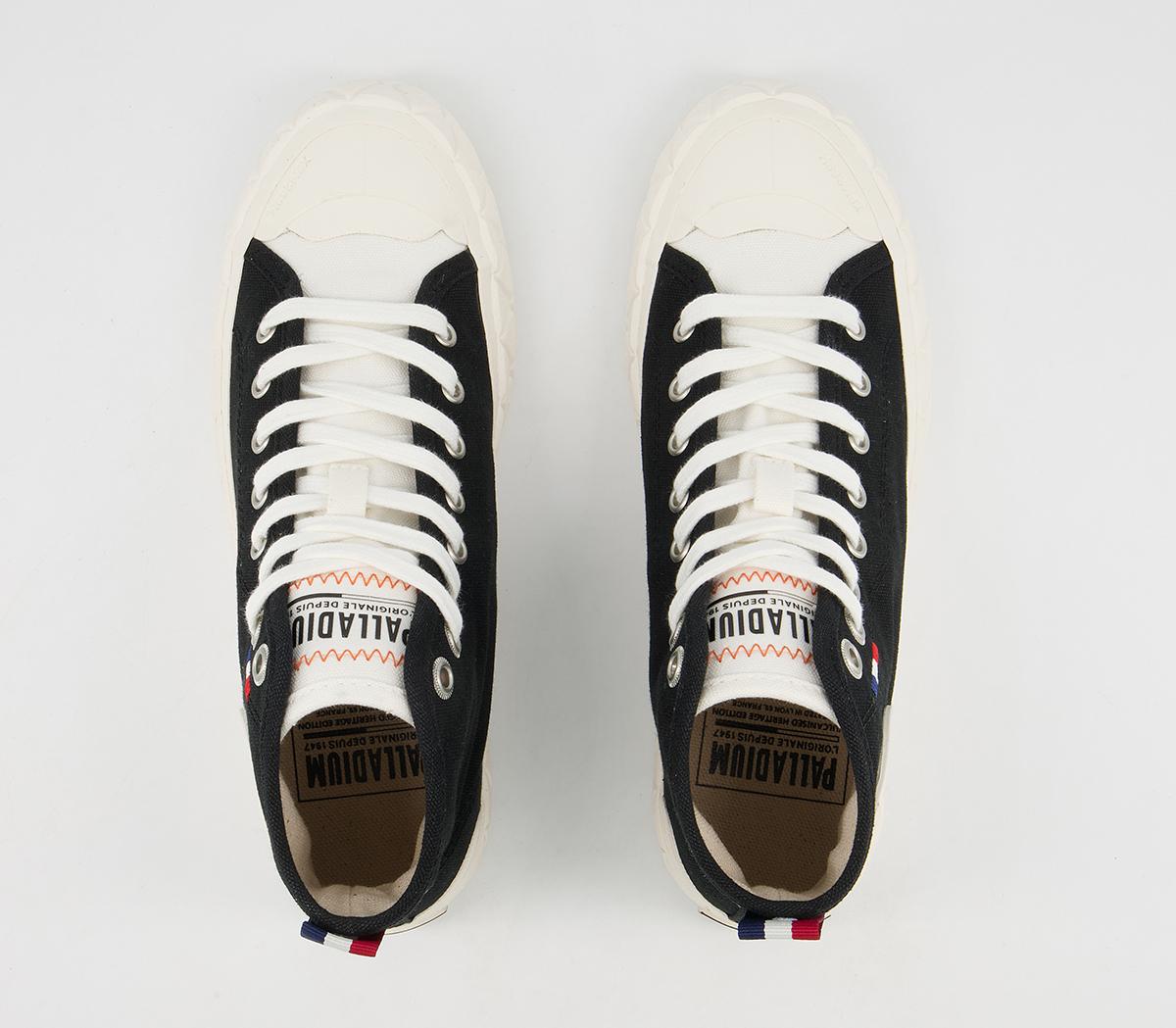 Palladium Pallace Cvs Mid Trainers Palladium Pallace Cvs Mid Trainers Black White