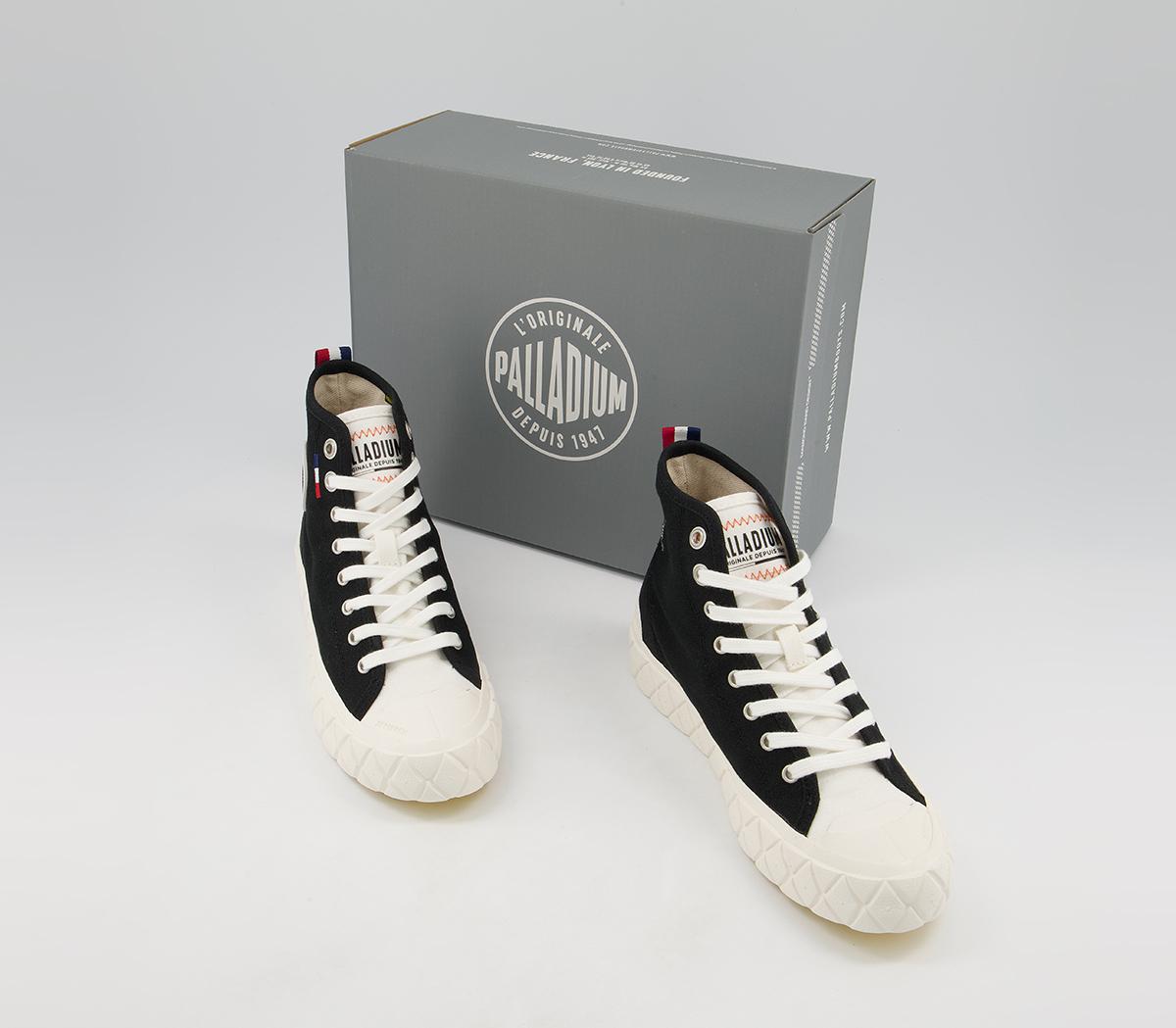 Palladium Pallace Cvs Mid Trainers Palladium Pallace Cvs Mid Trainers Black White