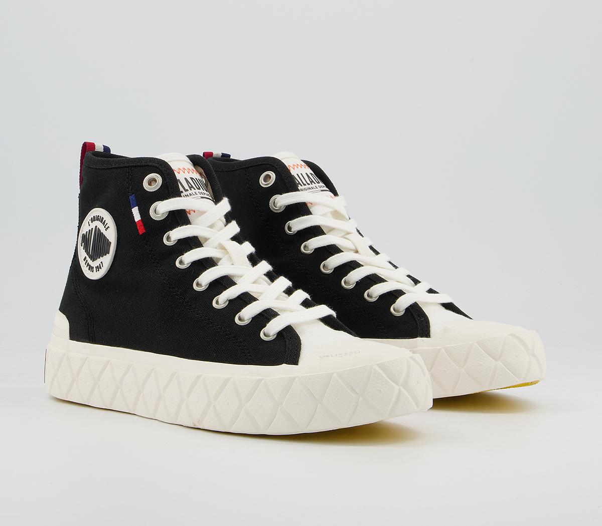 Palladium Pallace Cvs Mid Trainers Palladium Pallace Cvs Mid Trainers Black White