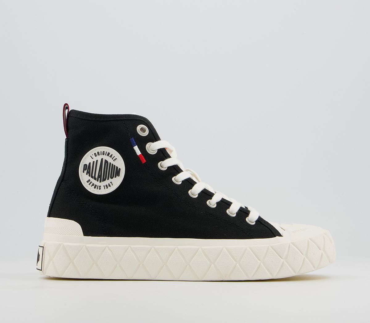 Palladium Pallace Cvs Mid Trainers Palladium Pallace Cvs Mid Trainers Black White