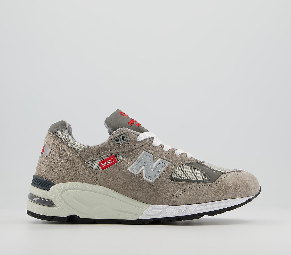 New Balance M990vs2 Trainers Grey - Men's Premium Sneakers New Balance M990vs2 Trainers Grey - Men's Premium Sneakers