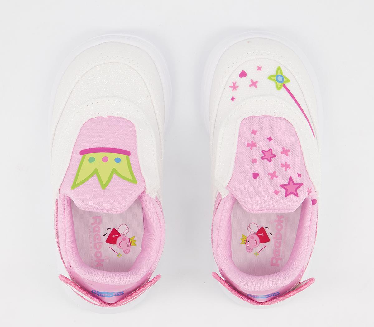 Reebok Club C Slip On III Trainers Reebok Club C Slip On III Trainers Peppa Pig Pink Fairy