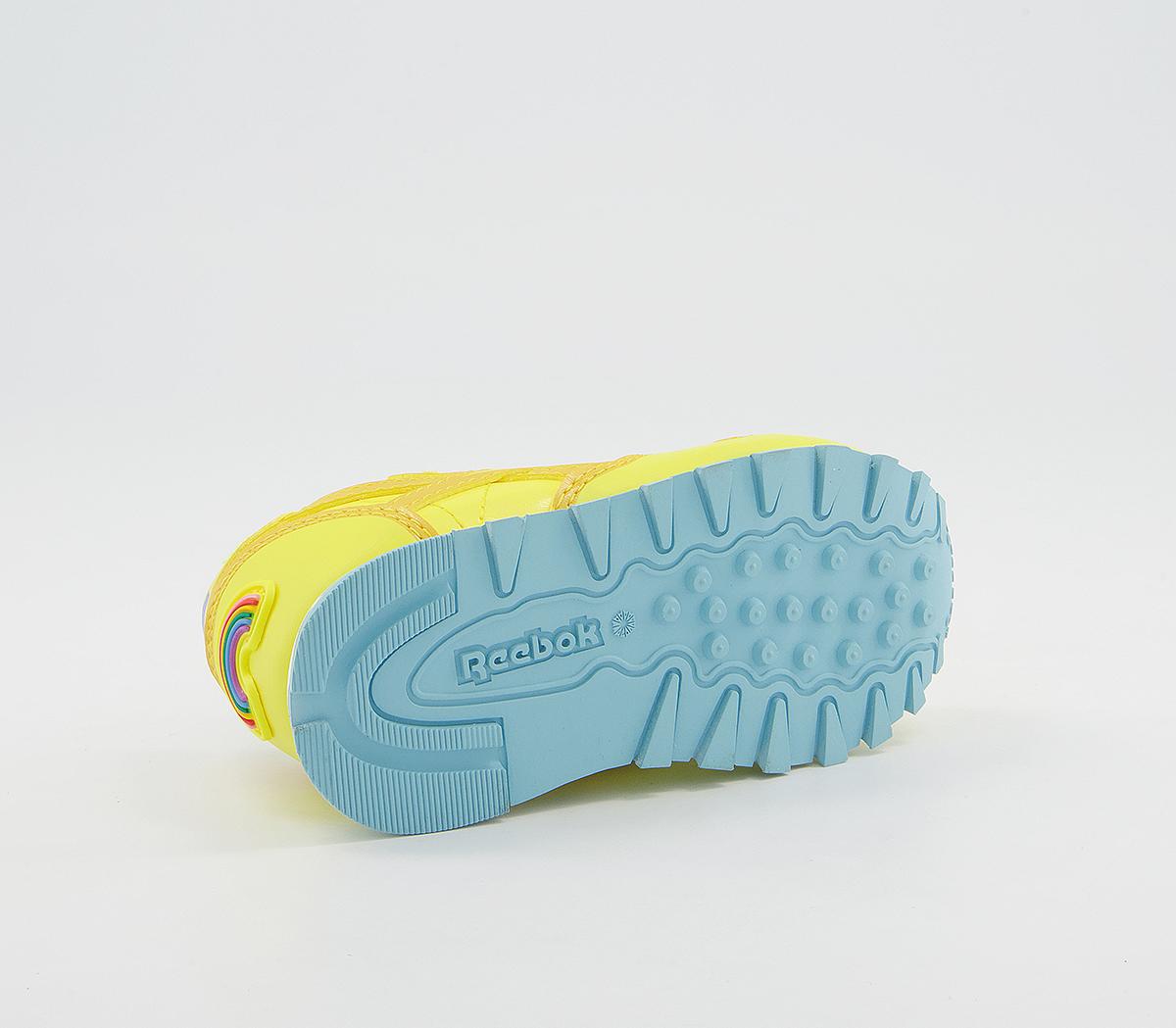 Reebok Classic Leather Trainers Reebok Classic Leather Trainers Peppa Pig Yellow Rainbow