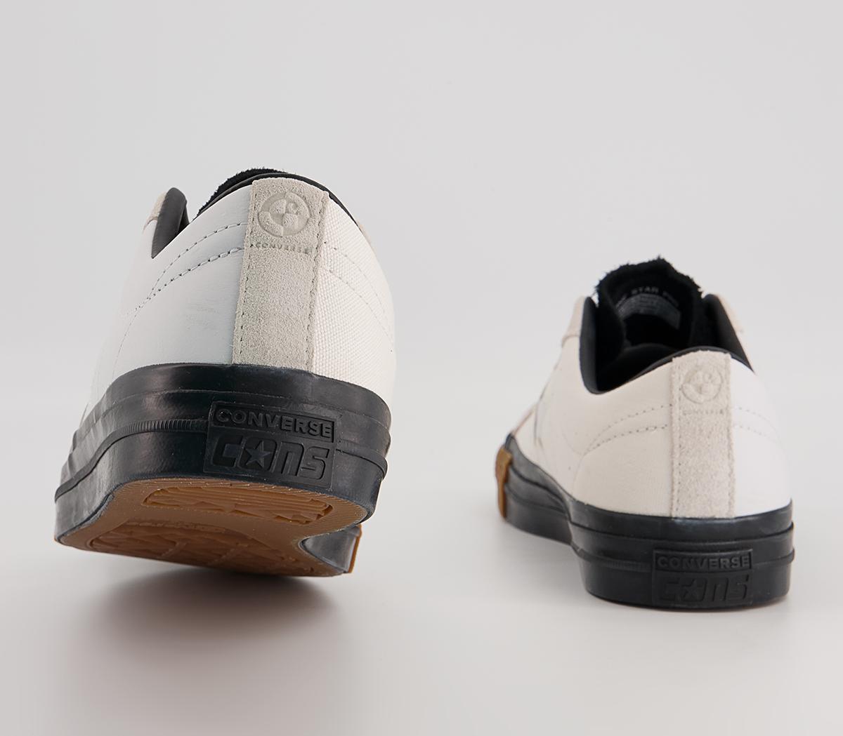 Converse One Star Pro Trainers Converse One Star Pro Trainers Carhartt Wip White Black Gum Honey