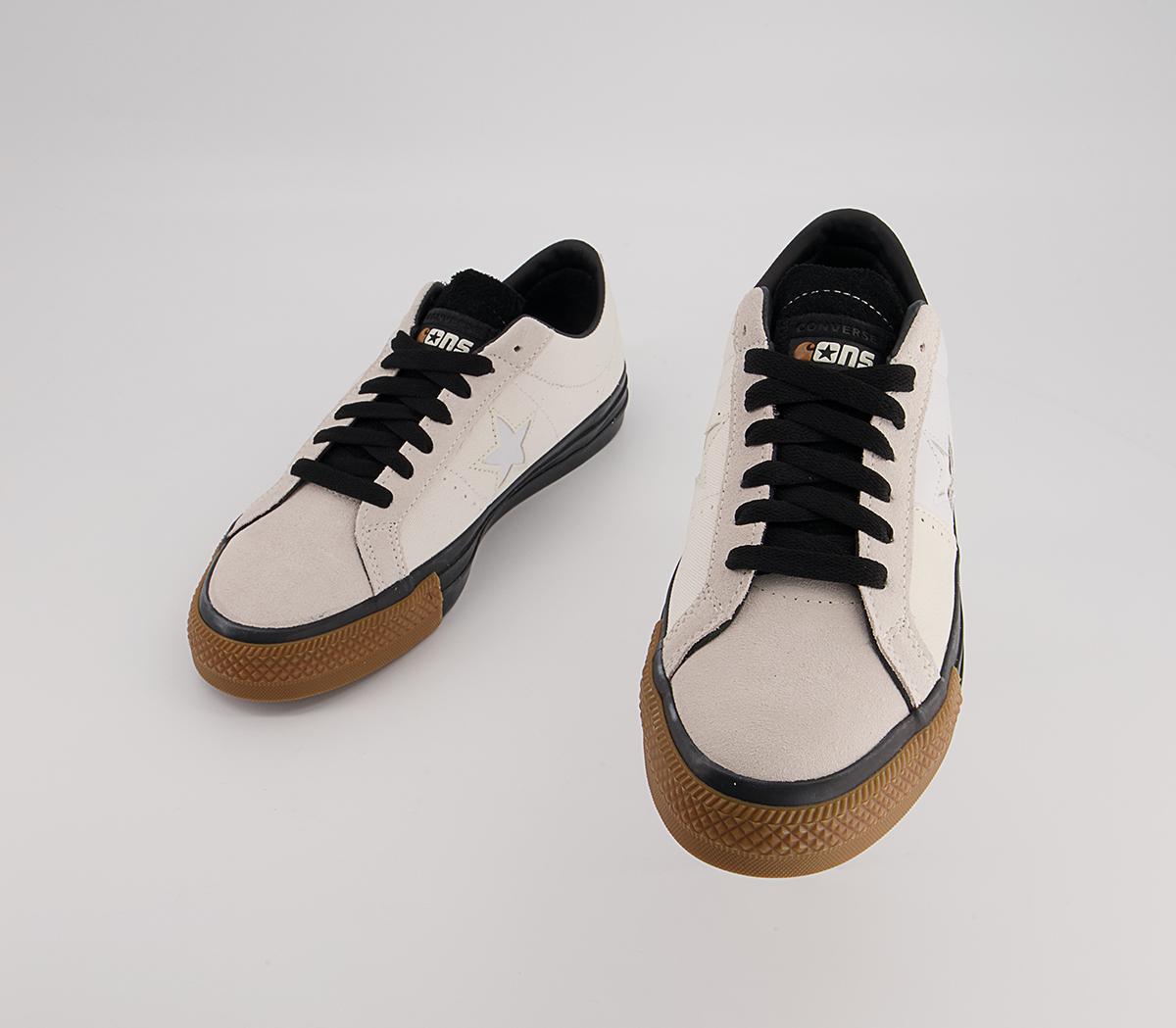 Converse One Star Pro Trainers Converse One Star Pro Trainers Carhartt Wip White Black Gum Honey