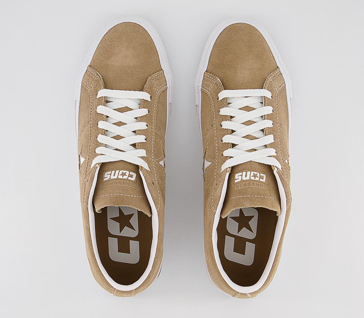 Converse One Star Pro Trainers Converse One Star Pro Trainers Nomad Khaki Black Egret