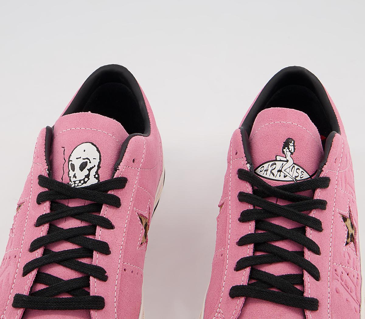 Converse One Star Pro Trainers Converse One Star Pro Trainers Pink Black Egret