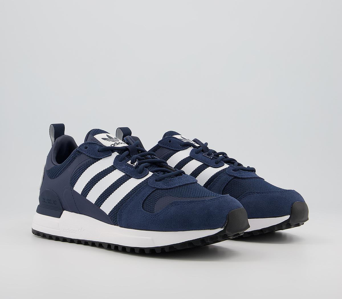 adidas Zx 700 Trainers Navy White Black - Unisex Sports