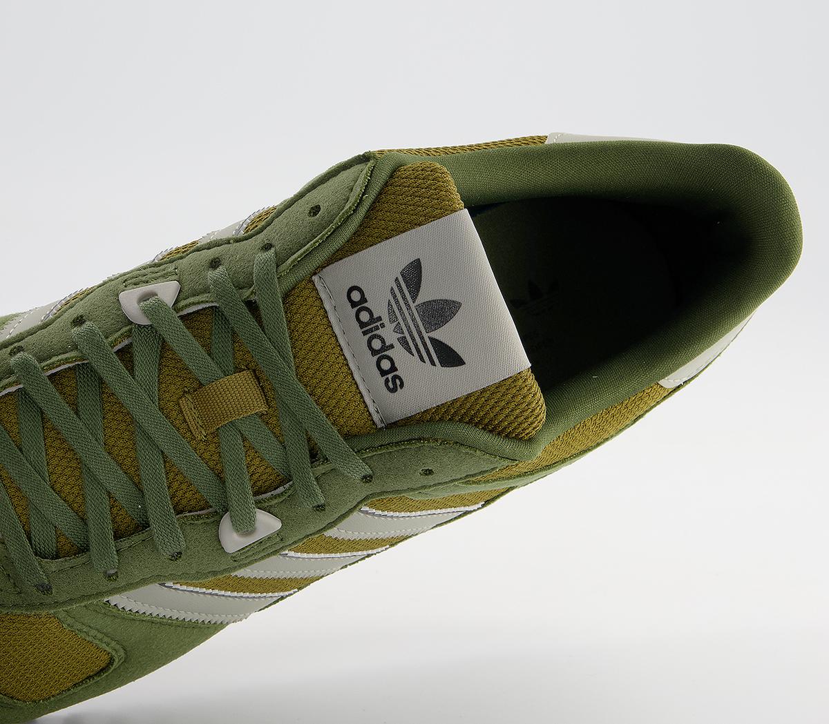 adidas Zx 700 Trainers Moss Green Sesame Pine - Unisex Sports