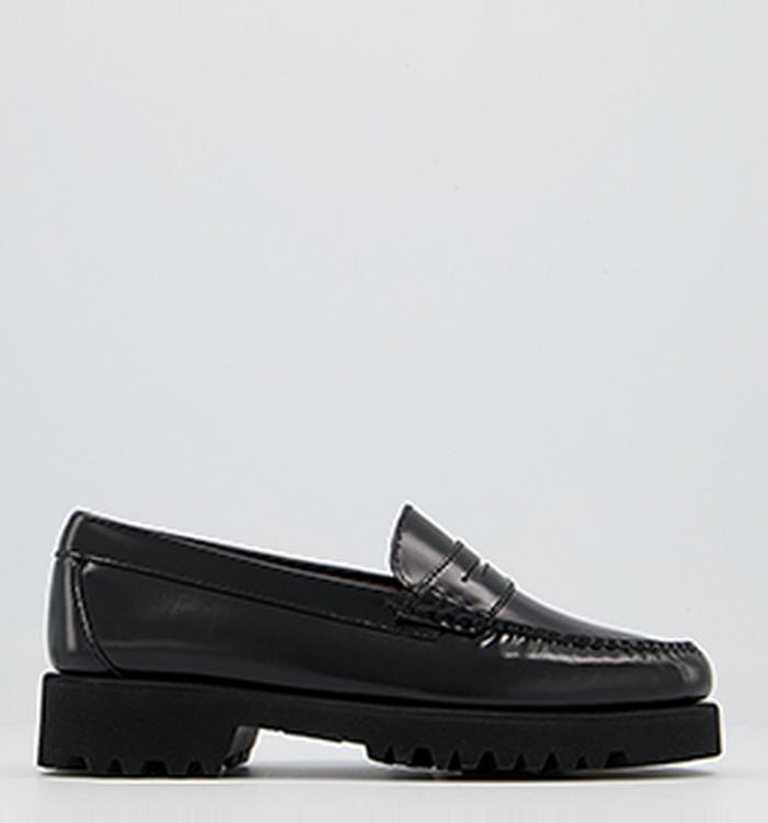 G.H Bass & Co Weejuns 90s Penny Loafers Black