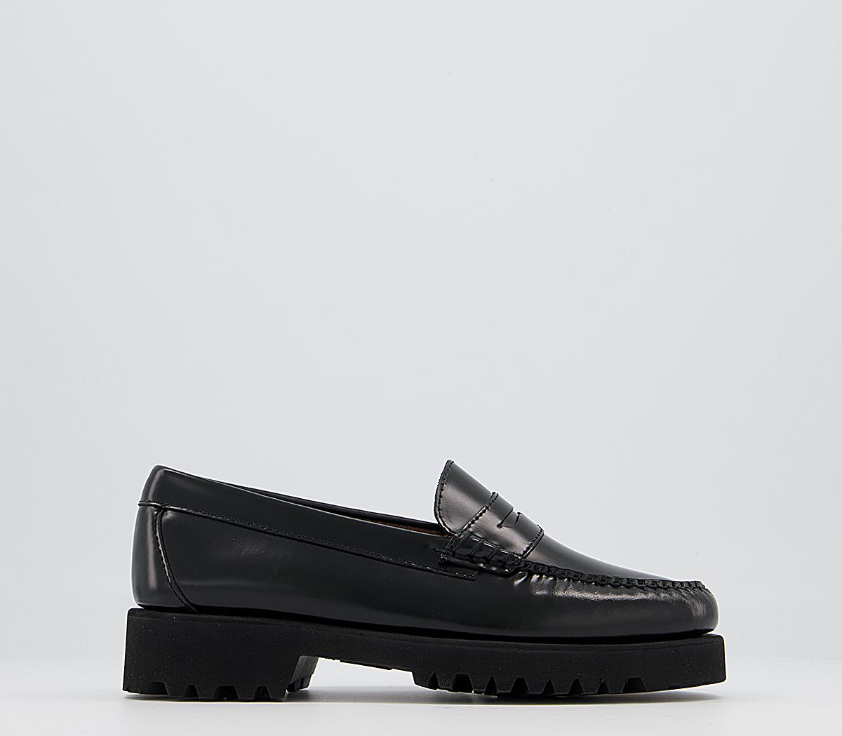 Weejuns black hot sale loafers