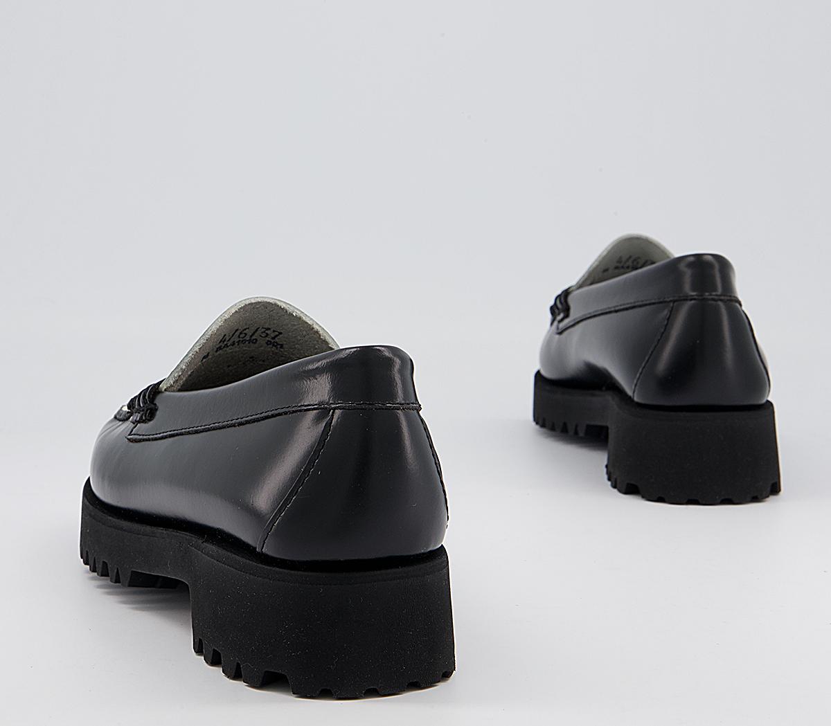 G.H Bass & Co Weejuns 90s Penny Loafers G.H Bass & Co Weejuns 90s Penny Loafers Black White