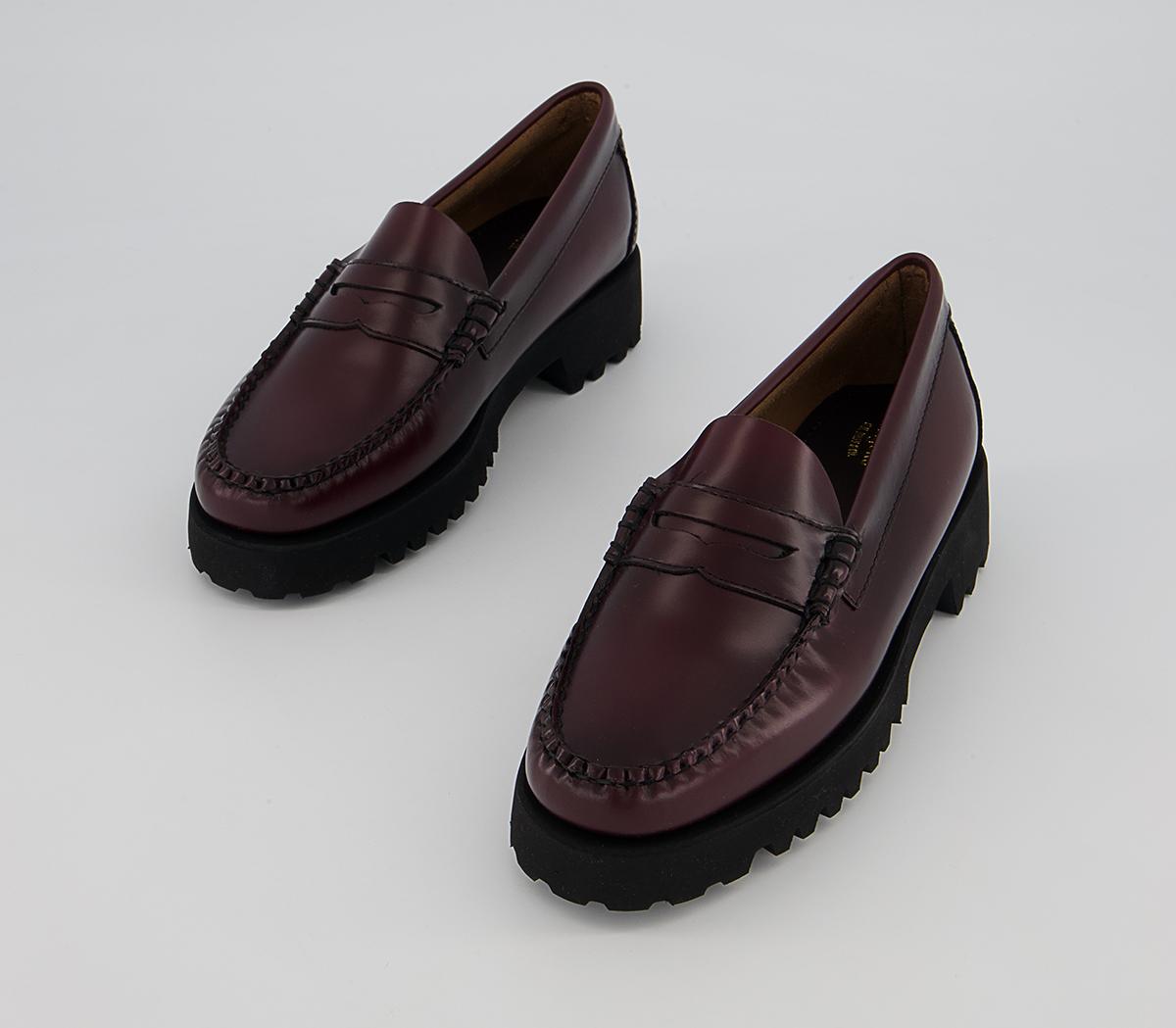 G.H Bass & Co Weejuns 90 Penny Loafers G.H Bass & Co Weejuns 90 Penny Loafers Wine Lthr