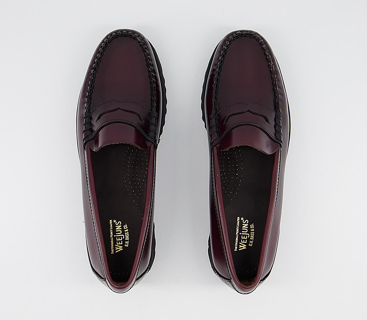 G.H Bass & Co Weejuns 90s Penny Loafers G.H Bass & Co Weejuns 90s Penny Loafers Wine