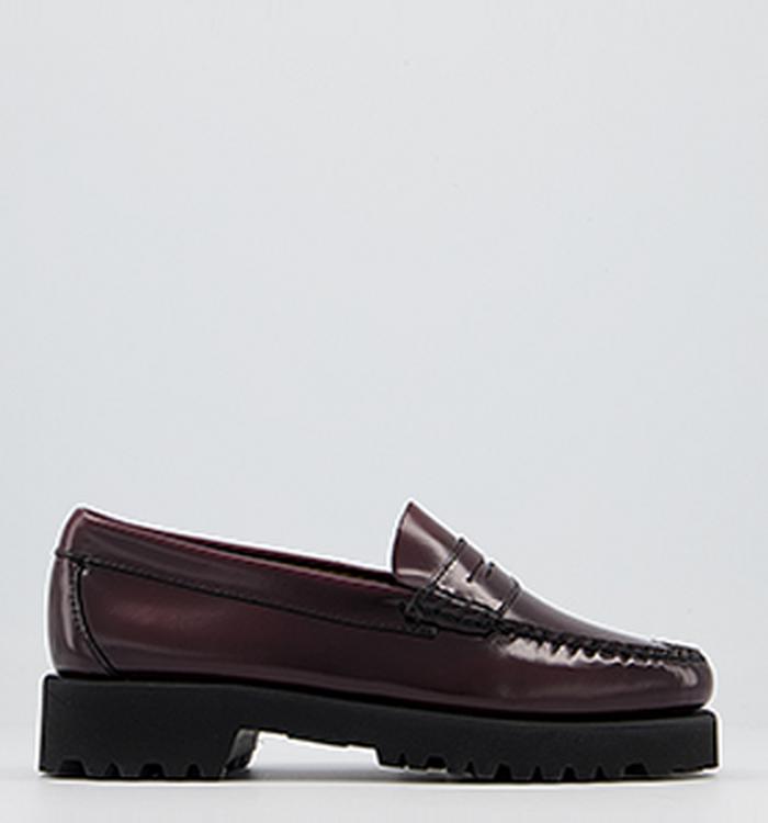 G.H Bass & Co Weejuns 90s Penny Loafers Wine