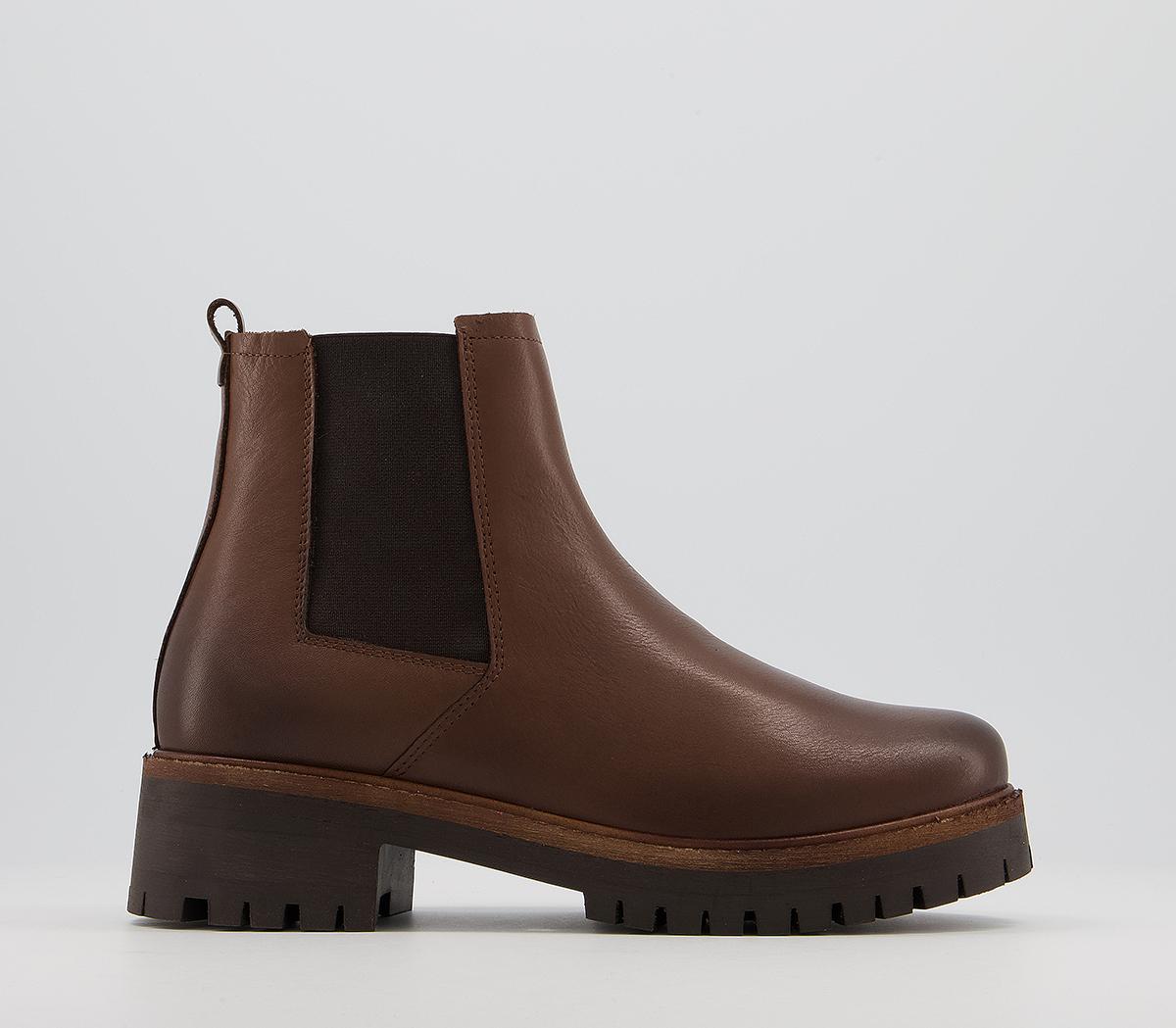 Office brown 2025 chelsea boots