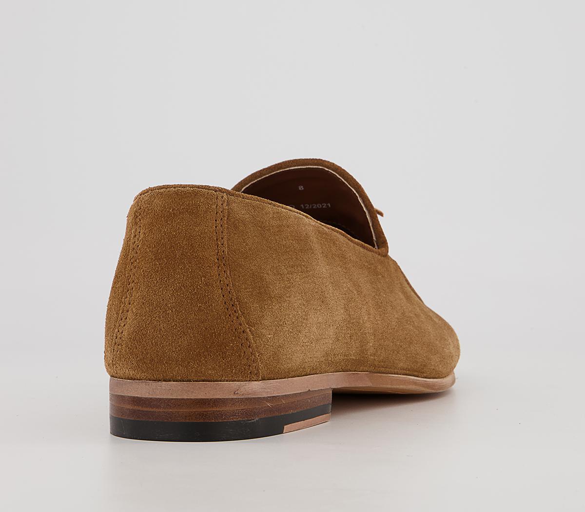 Walk LondonTerry Tassel LoafersCarrot Tan Suede