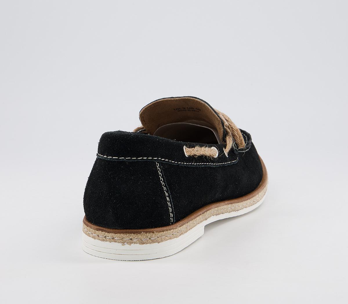 Walk London Bahama Lace Loafers Walk London Bahama Lace Loafers Black Suede