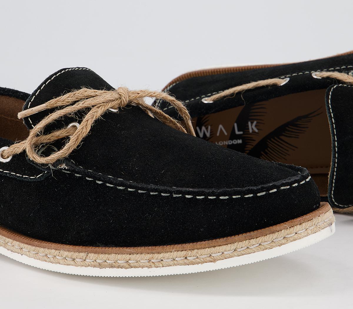 Walk London Bahama Lace Loafers Walk London Bahama Lace Loafers Black Suede