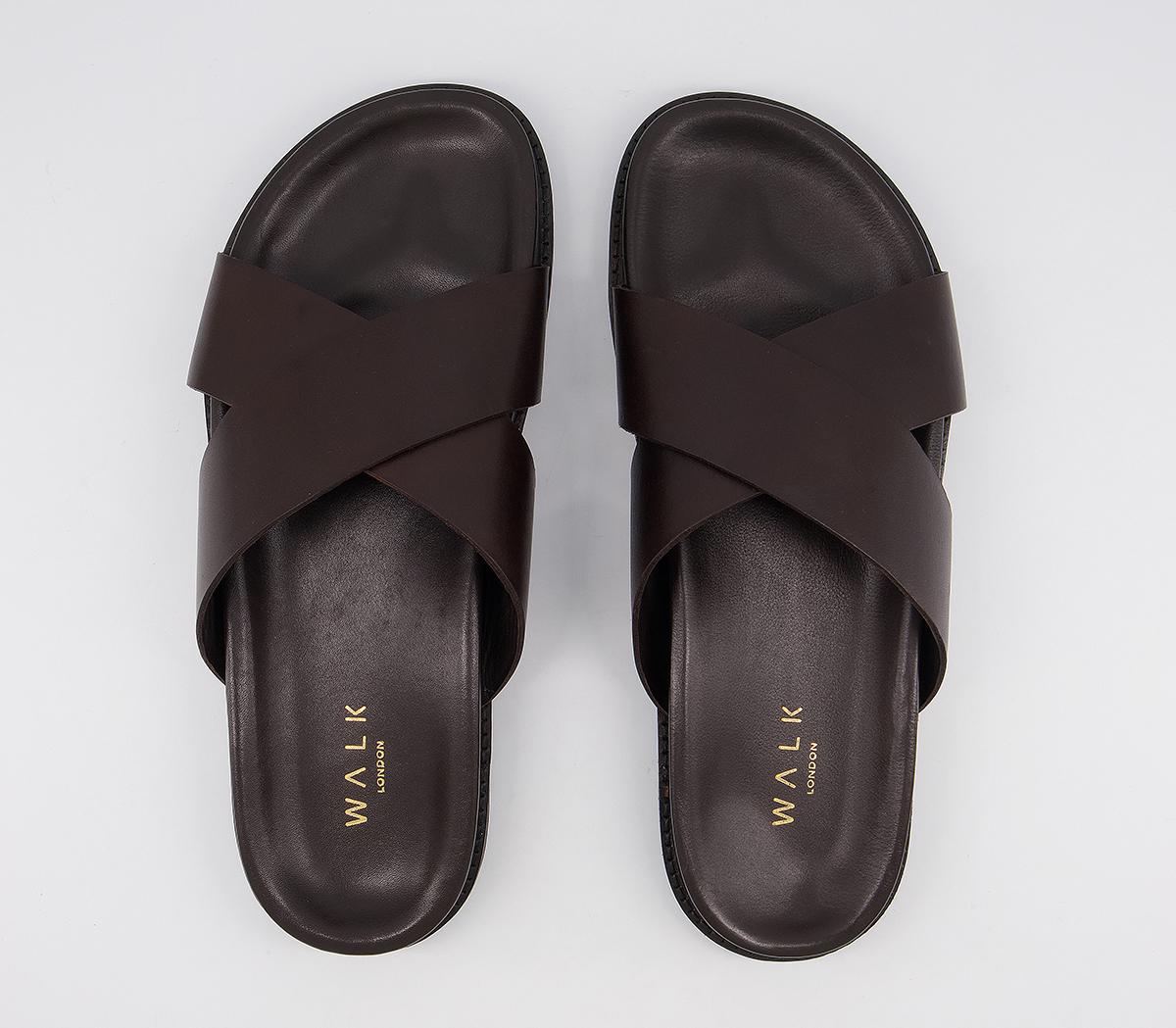 Walk London Tommy Sandal Brown Leather Buckle Sandals | Sandals & Slides | Tommy Hilfiger main image 2