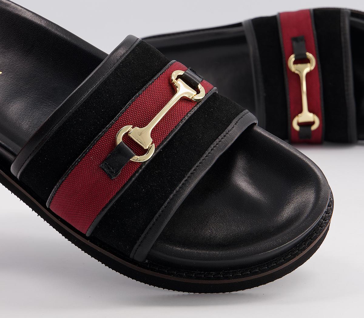 Walk London Ronny Trim Slides Walk London Ronny Trim Slides Red