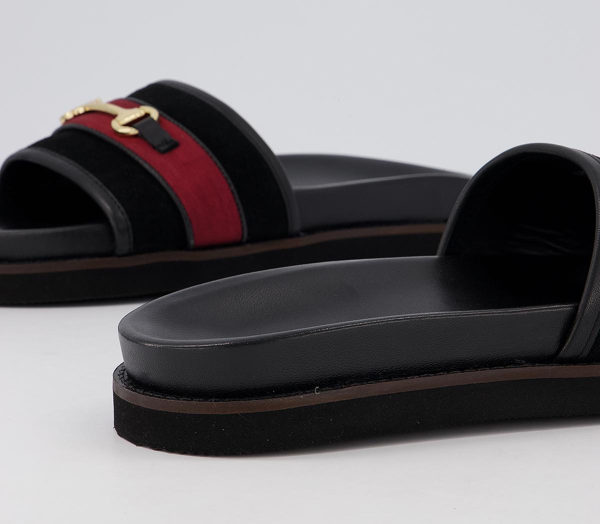Walk London Ronny Trim Slides Walk London Ronny Trim Slides Red