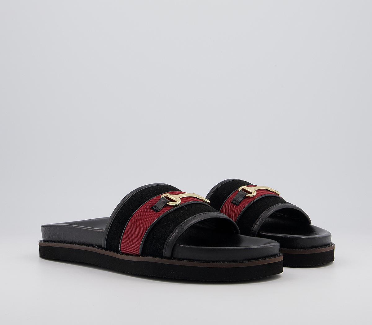 Walk London Ronny Trim Slides Walk London Ronny Trim Slides Red