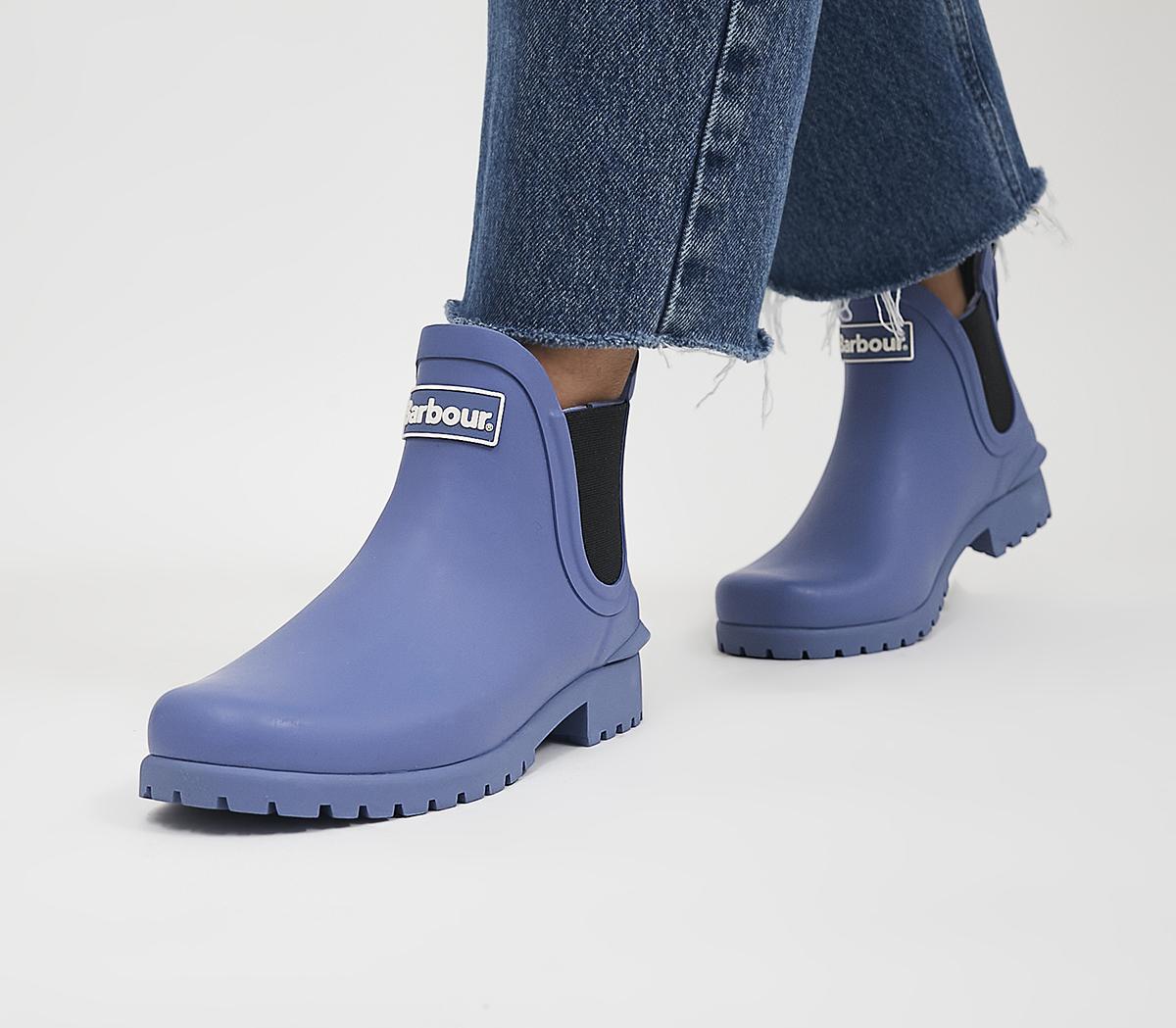 barbour blue boots