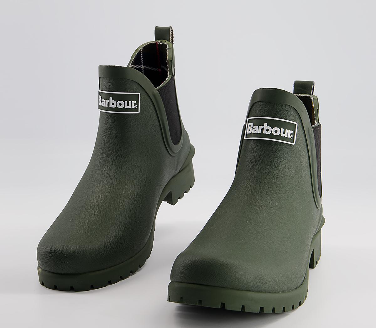 barbour wilton wellies olive