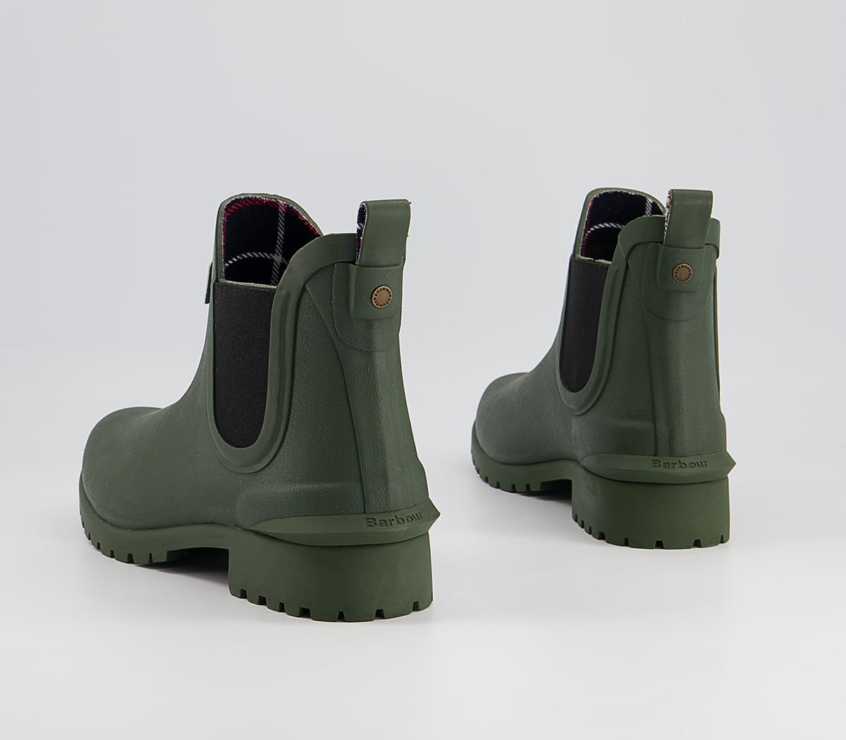 barbour wilton wellies olive