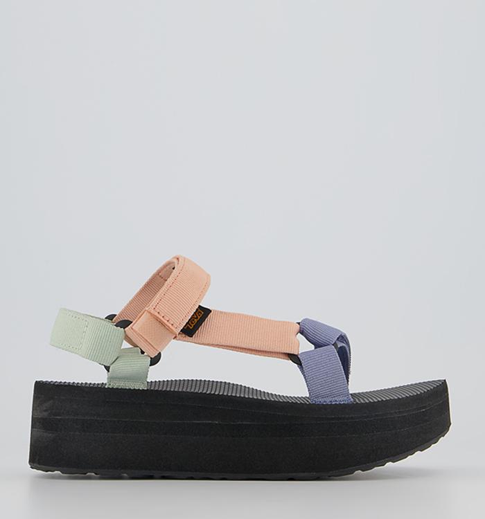 pink platform tevas