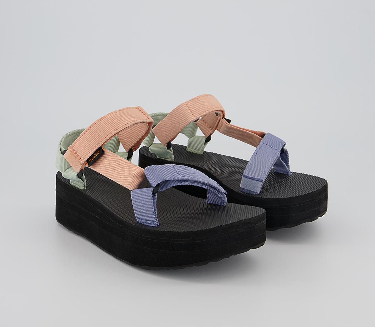 Teva Flatform Universal Sandals Teva Flatform Universal Sandals Sherbert Multi
