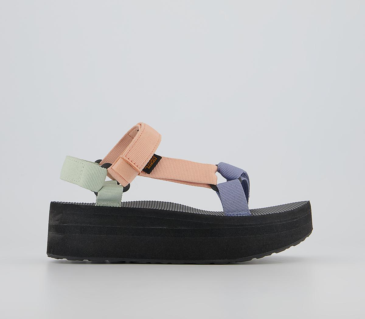 Teva Flatform Universal Sandals Sherbert Multi - Women’s Sandals