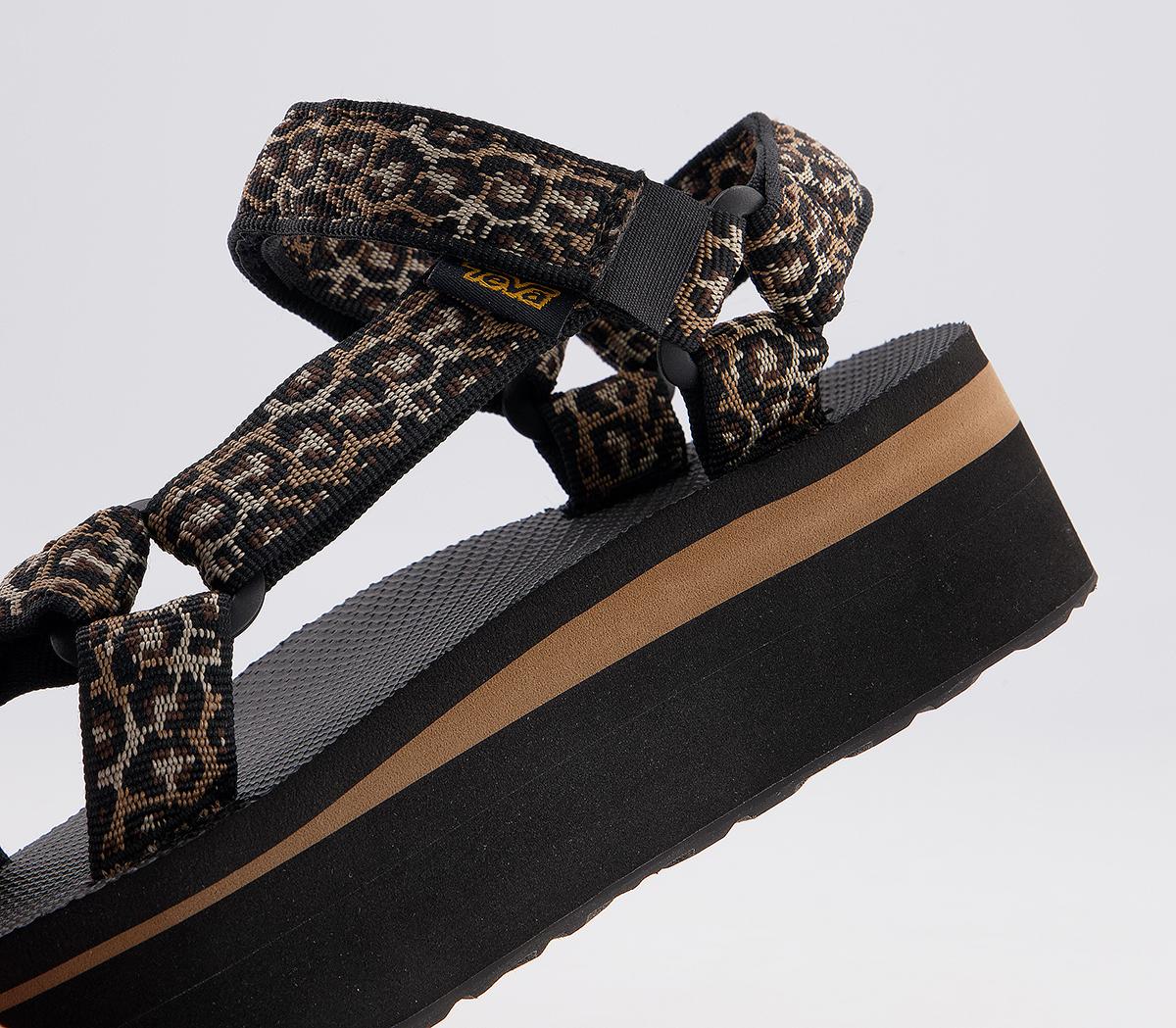 Teva Flatform Universal Sandals Leopard Women's Sandals