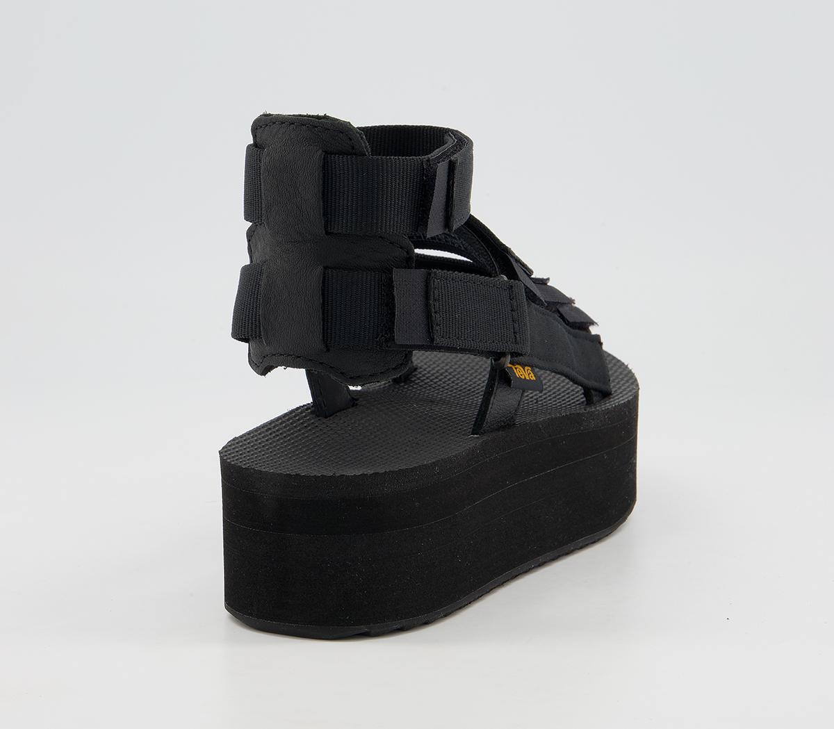 Teva Flatform Mevia Sandals Teva Flatform Mevia Sandals Black