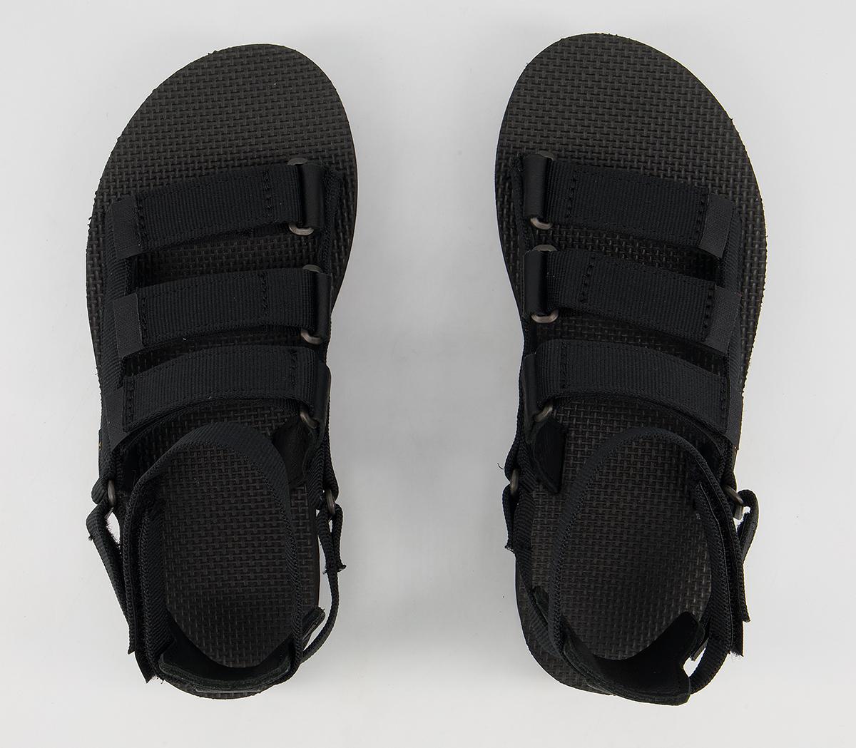 Teva Flatform Mevia Sandals Black - Women’s Sandals