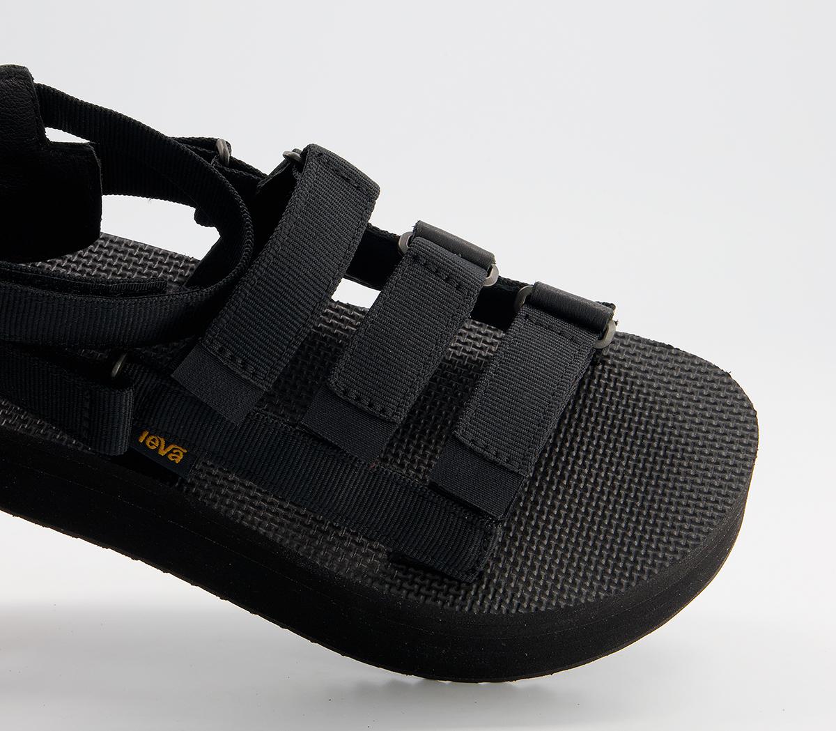 Teva Flatform Mevia Sandals Teva Flatform Mevia Sandals Black