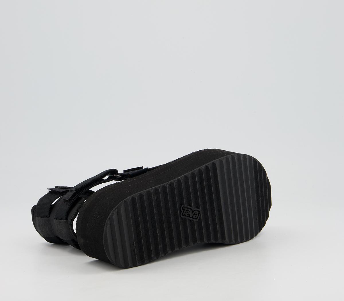 Teva Flatform Mevia Sandals Teva Flatform Mevia Sandals Black
