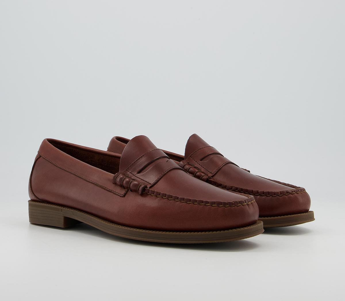 G.H Bass & Co Weejuns II Larson Pull Up Loafers G.H Bass & Co Weejuns II Larson Pull Up Loafers Brown Leather