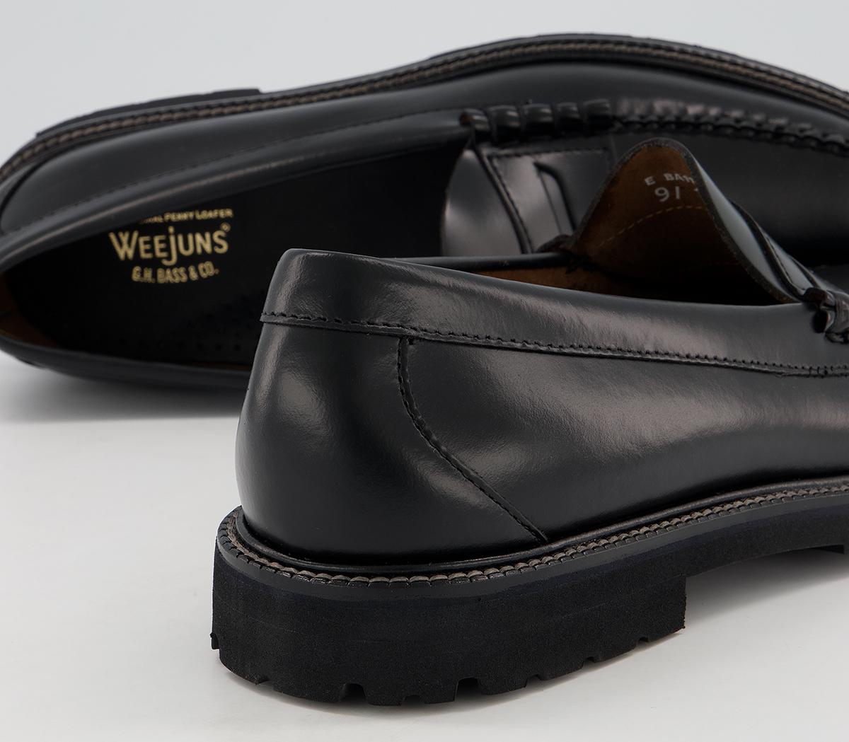 G.H Bass & CoWeejuns II 90s Larson Moc Penny LoafersBlack Leather