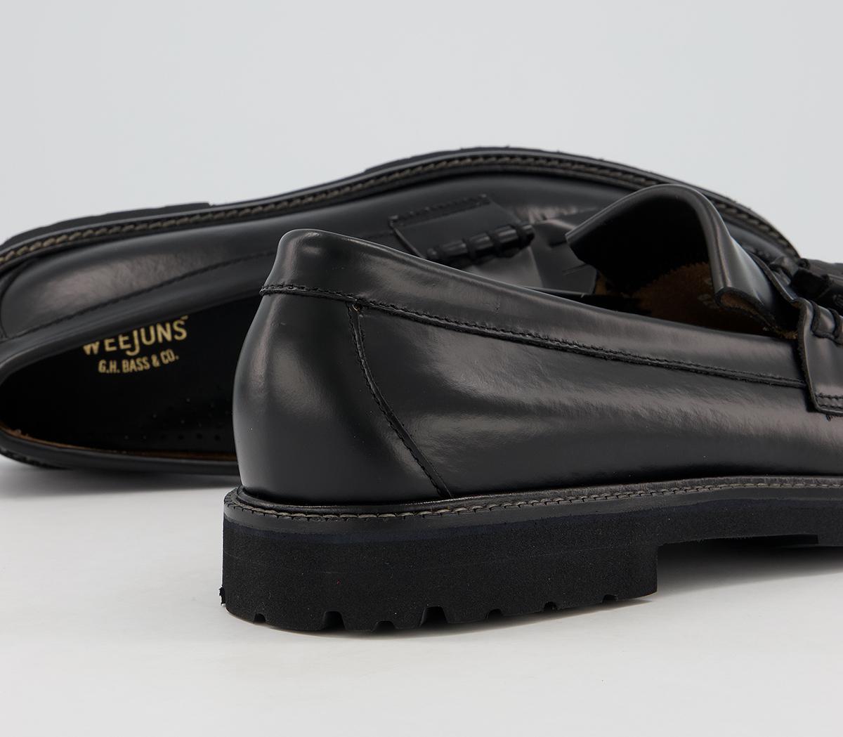 G.H Bass & Co Weejuns II 90s Layton Tassle G.H Bass & Co Weejuns II 90s Layton Tassle Black Leather